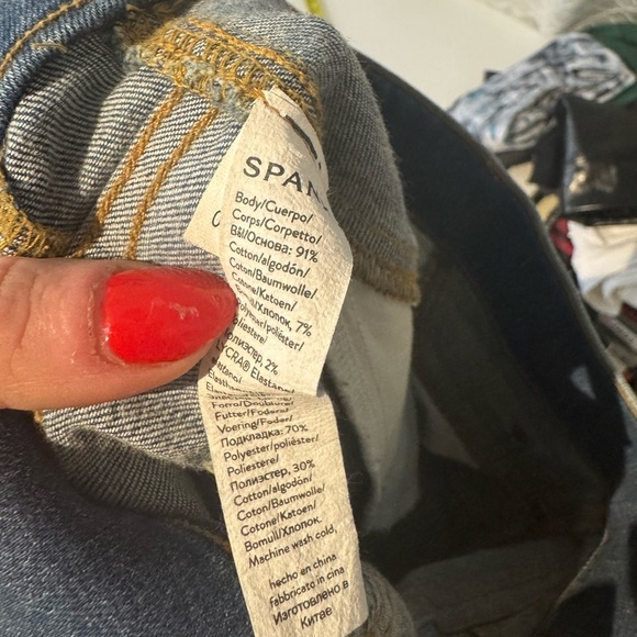 Spanx womens EveryWear Straight Leg Jeans size S High riseVintage Indigo - Picture 8 of 13